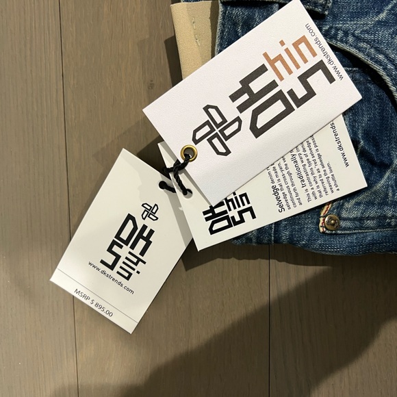 NEW WITH TAGS DKS Selvedge Japanese Jeans Sz. 38x32 - Picture 3 of 5